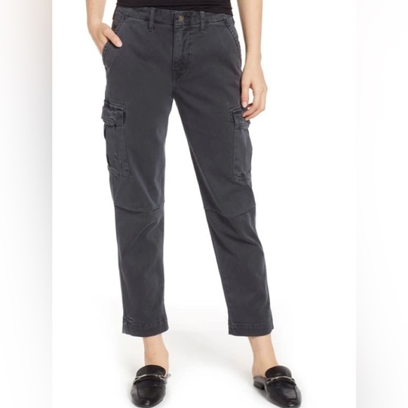 HUDSON Straight cropped Cargo pants - Picture 1 of 9